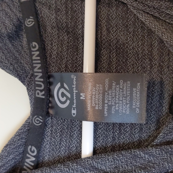 Champion Men's Black Colorblock Running Jacket - Picture 2 of 3